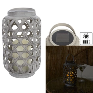 lampe exterieur solaire effet bougie m6 - home deco factory