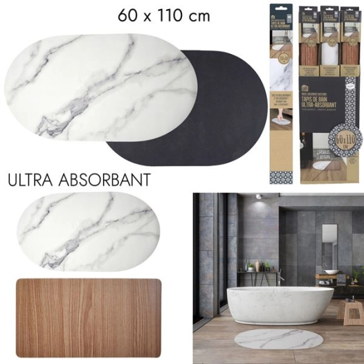 tapis de bain ultra absorbant 60x110cm a2 d12 m12 - je cherche une idee