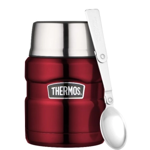 porte-aliments 0.45 l rouge - king - thermos