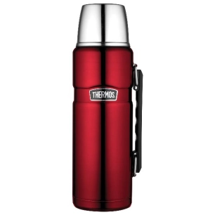 bouteille isolante 1.2 l rouge - king - thermos