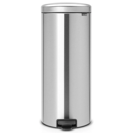 poubelle à pédale 30 l matt steel - new icon - brabantia