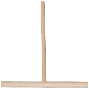 râteau à crêpes plat en hêtre 18 cm - arh18 - krampouz