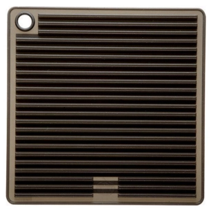 manique carrée en silicone noir fumé - mastrad