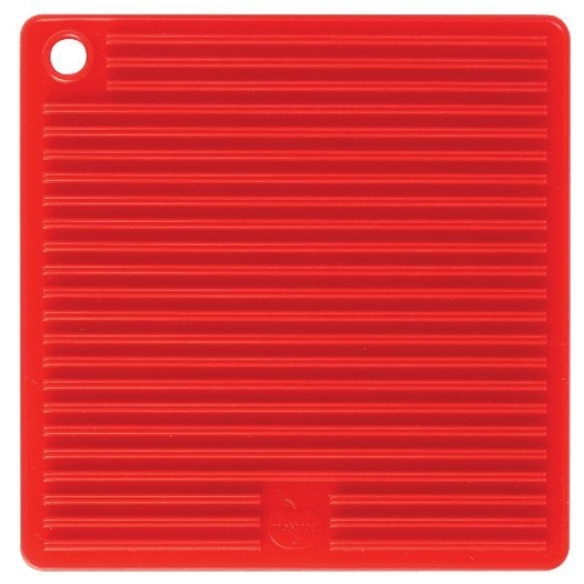 manique carrée en silicone rouge - mastrad