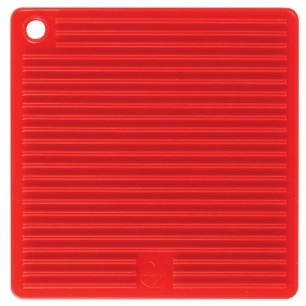 manique carrée en silicone rouge - mastrad