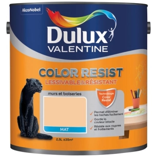 color resist mur bois mat 2.5l aurore - dulux valentine