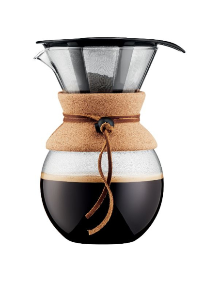 Bodum Pour Over Liège & Cuir Préparation manuelle élégante du café - Bodum