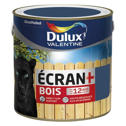 ecran bois satin 2l marine - dulux valentine