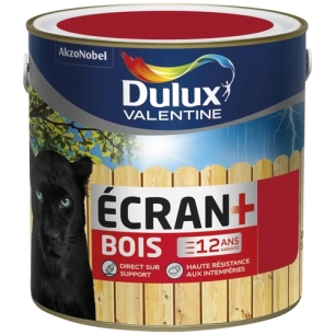 ecran bois satin 2l géranium - dulux valentine