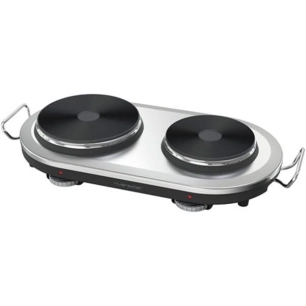 réchaud 2 plaques inox - qre450 - riviera & bar