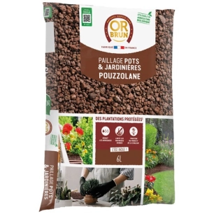 Pouzzolane uab 6 litres / nc - or brun