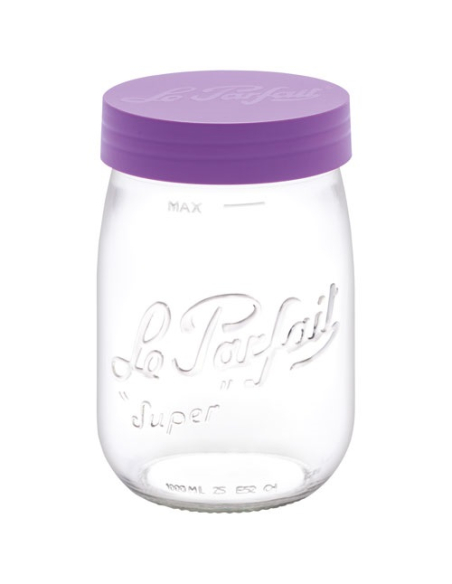 6 bocal 1 l violet - color vis - le parfait