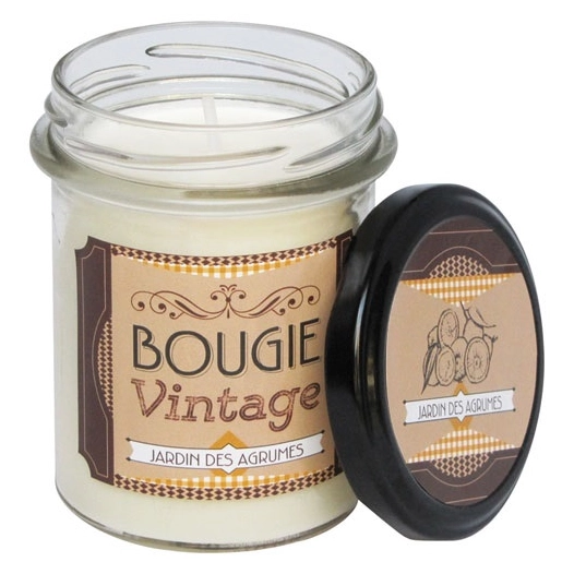 bougie 150 g jardin des agrumes - vintage - odyssee des sens