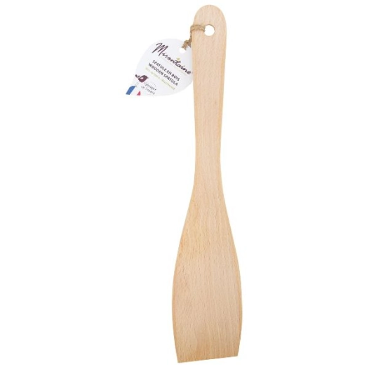 spatule courbe 30 cm en bois de hêtre - mirontaine