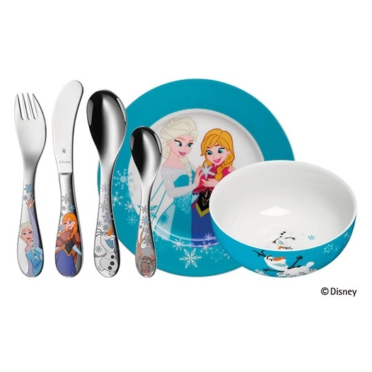 set vaisselle enfant 6 pièces - reine des neiges - wmf