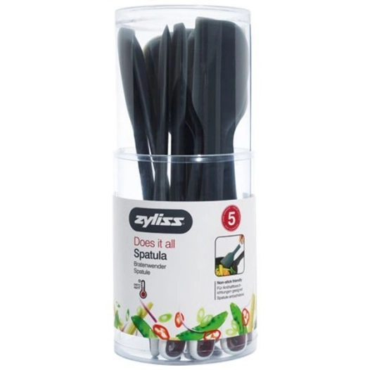 présentoir 12 spatules silicone - does it all - zyliss
