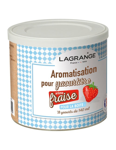 Aromatisation Fraise 500g Préparation pour yaourt maison saveur fraise - lagrange