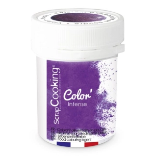 colorant alimentaire en poudre violet 5 g - scrapcooking