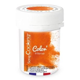 colorant alimentaire en poudre orange 5 g - scrapcooking