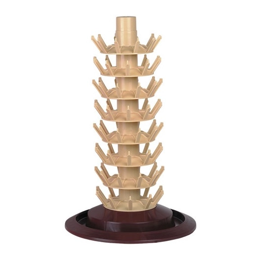 égouttoir 80 bouteilles herisson plastique - bouchonnerie jocondi