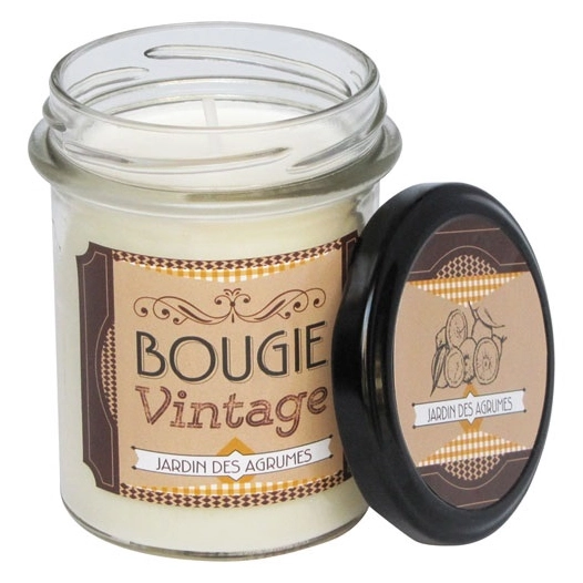 bougie 30 g jardin des agrumes - vintage - odyssee des sens
