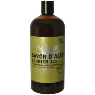 savon liquide d'alep 12% laurier 1 l - aleppo soap