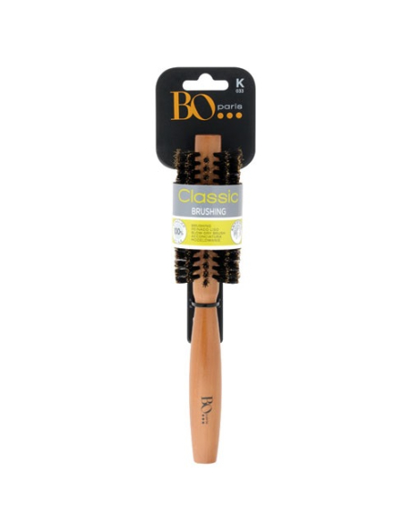 Brosse Brushing Sanglier K-BO Paris Poils de sanglier pour brillance et démêlage - BO PARIS