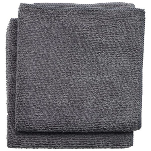 lot de 2 chiffons en microfibre gris foncé - sink side - brabantia