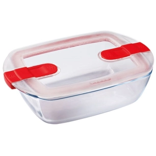 plat rectangulaire 28 x 20 cm - cook & heat - pyrex