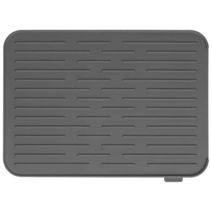 tapis égouttoir en silicone gris foncé - sink side - brabantia