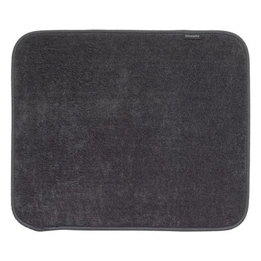 tapis égouttoir en microfibre gris foncé - sink side - brabantia