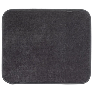 tapis égouttoir en microfibre gris foncé - sink side - brabantia