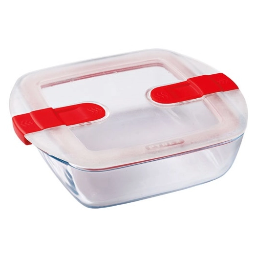 plat carré 20 x 17 x 6 cm - cook & heat - pyrex