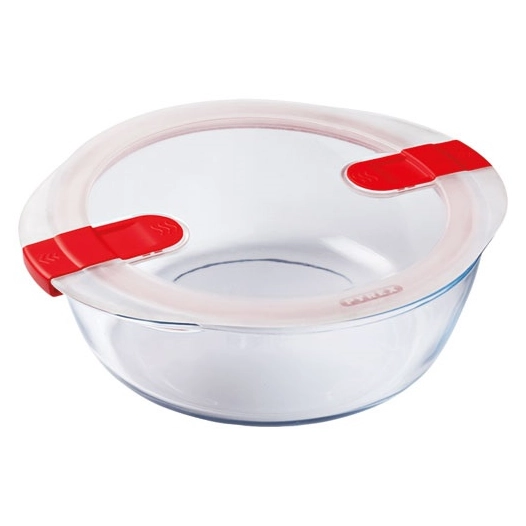 plat rond 26 cm - cook & heat - pyrex