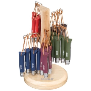 présentoir 60 couteaux assortis - baroudeur n°8 colorama - opinel