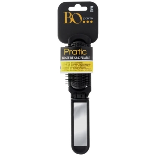 brosse pliante avec miroir pour sac e - bo paris
