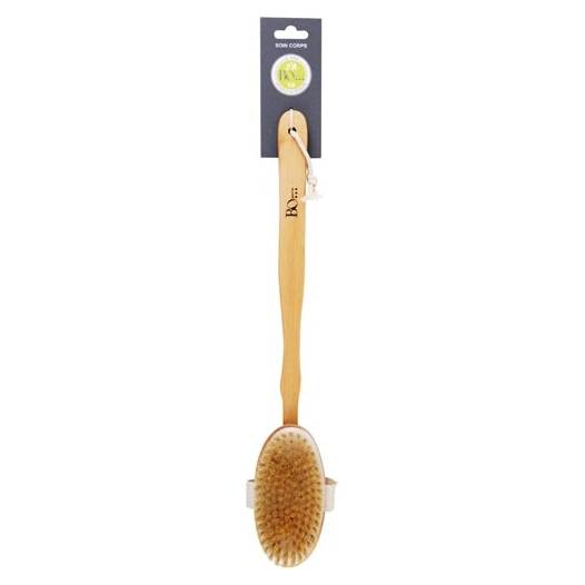 brosse bain bois 42cm - bo le spa