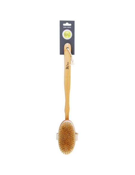 Brosse de Bain Bois 42cm Exfoliation naturelle & relaxation - BO LE SPA