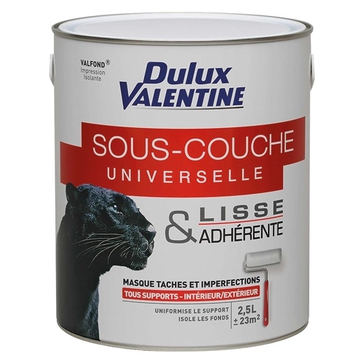 valentine s/couche unive.glyc.blc 2.5l - dulux valentine