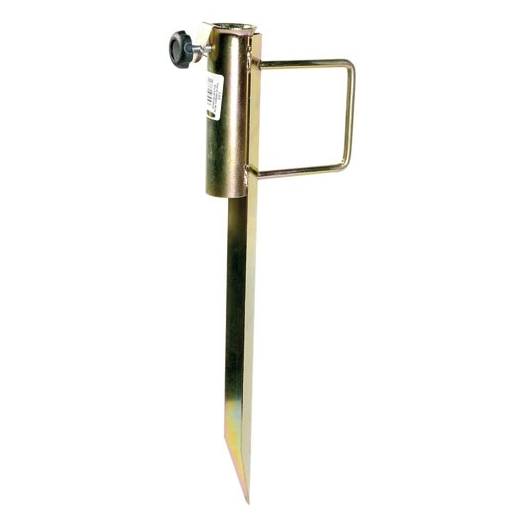 pied parasol métal p/tube d.23à38mm - cao