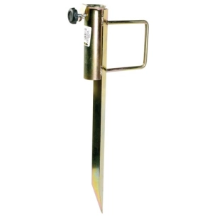 pied parasol métal p/tube d.23à38mm - cao