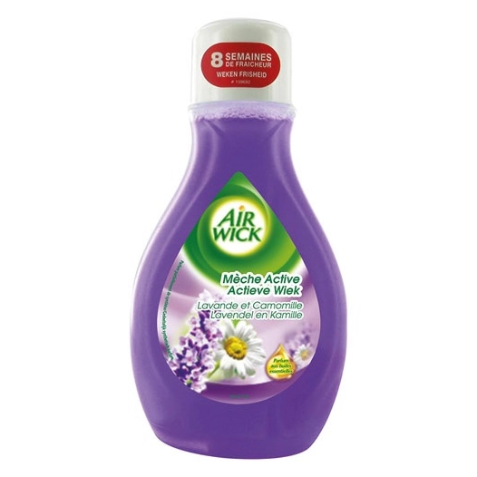 désodorisant mèche air-wick 2en1 lavande - air-wick