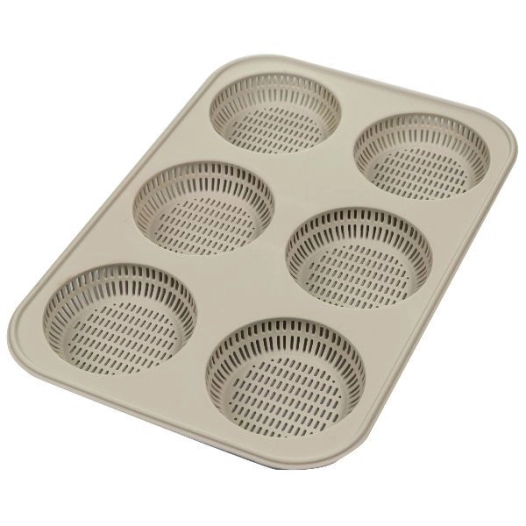 moules 6 pains à hamburgers - bread - silikomart