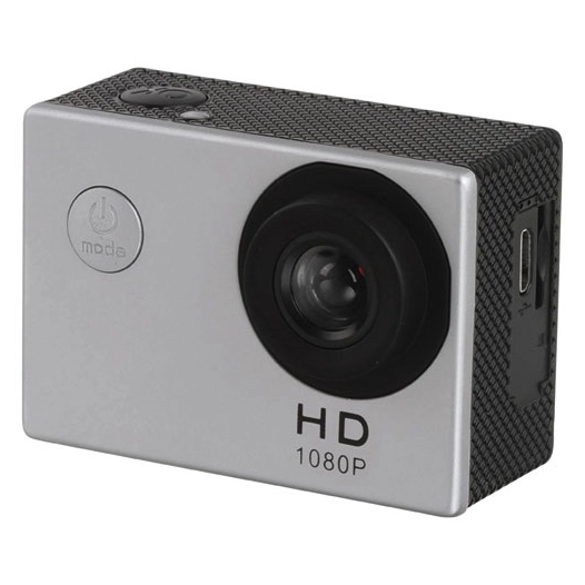 caméra de sport hd gris - clipsonic