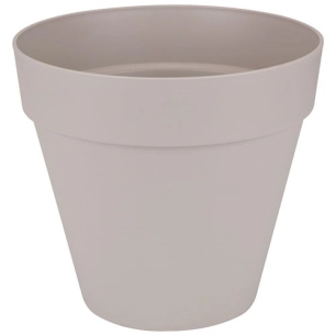 pot loft urban d.25cm gris chaud - elho