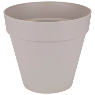 pot loft urban d.30cm gris chaud - elho