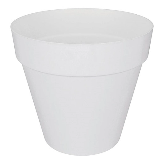 pot loft urban avec roues d.40cm blanc - elho
