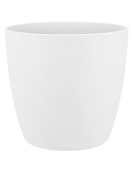 Cache-pot Elho Brussels Blanc Design intemporel, idéal petites plantes - ELHO