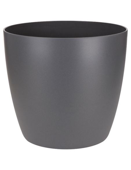 Cache-pot Elho Brussels Anthracite Design élégant, durable et éco-responsable - ELHO