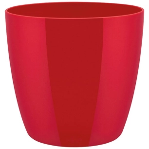 cache-pot brussels diamond d.25cm love rouge - elho